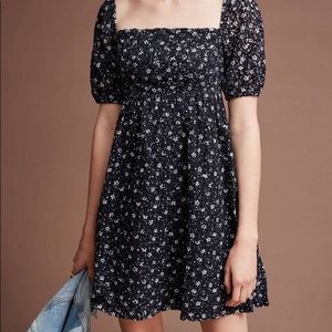 New Anthropologie Maeve Eyelet Floral Dress